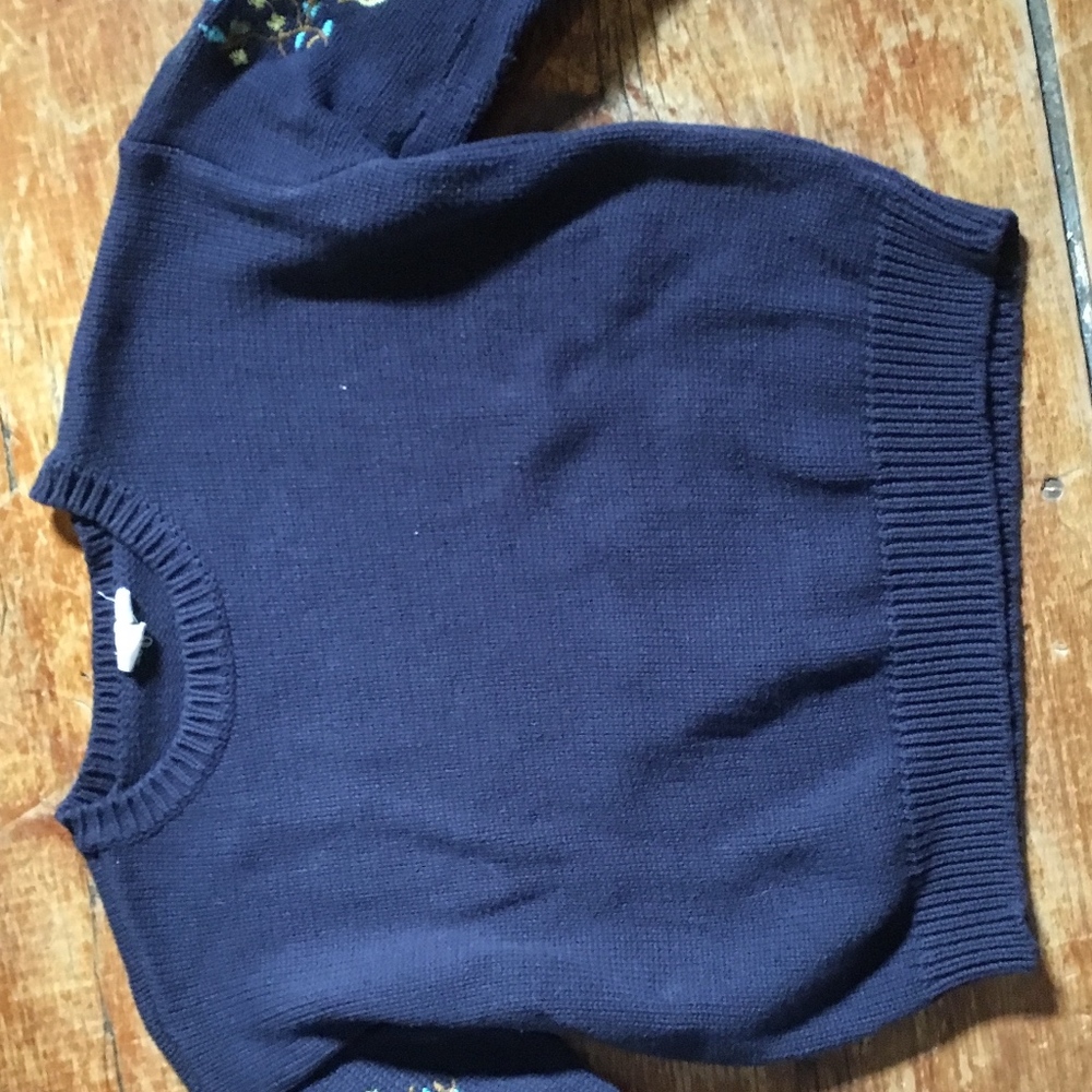 Floral Pattern Sweater - Picture 2 of 4